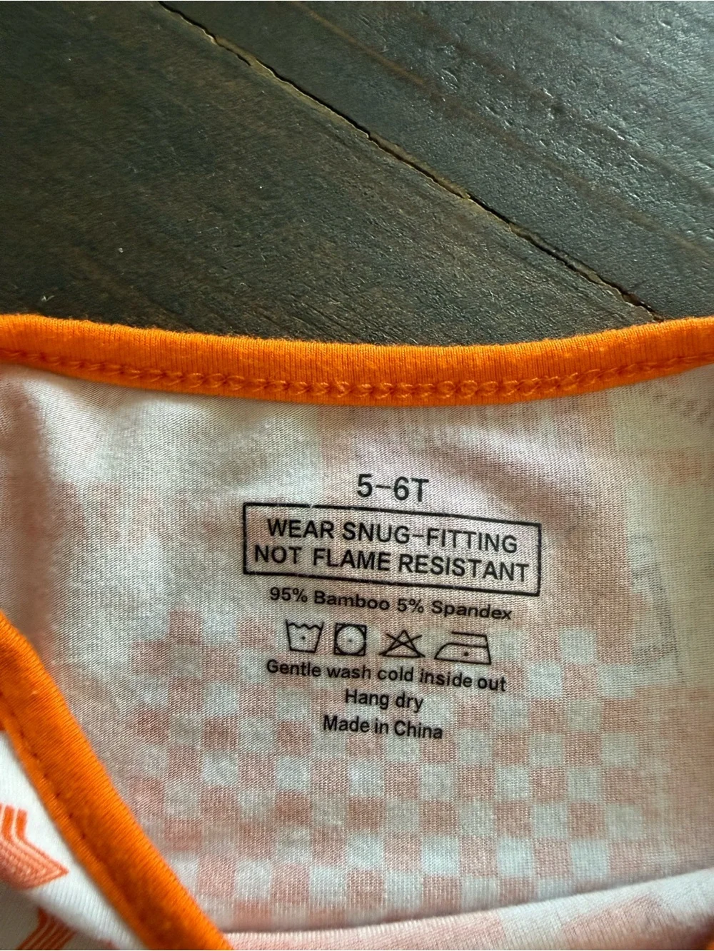 Whataburger Bamboo Pjs 5/6 T